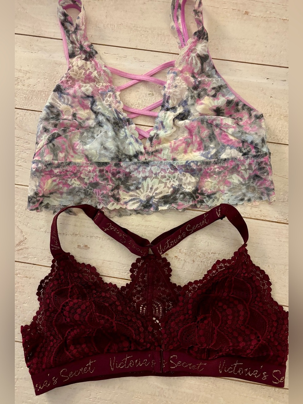 Victorias Secret PINK Lace Bralette Bundle